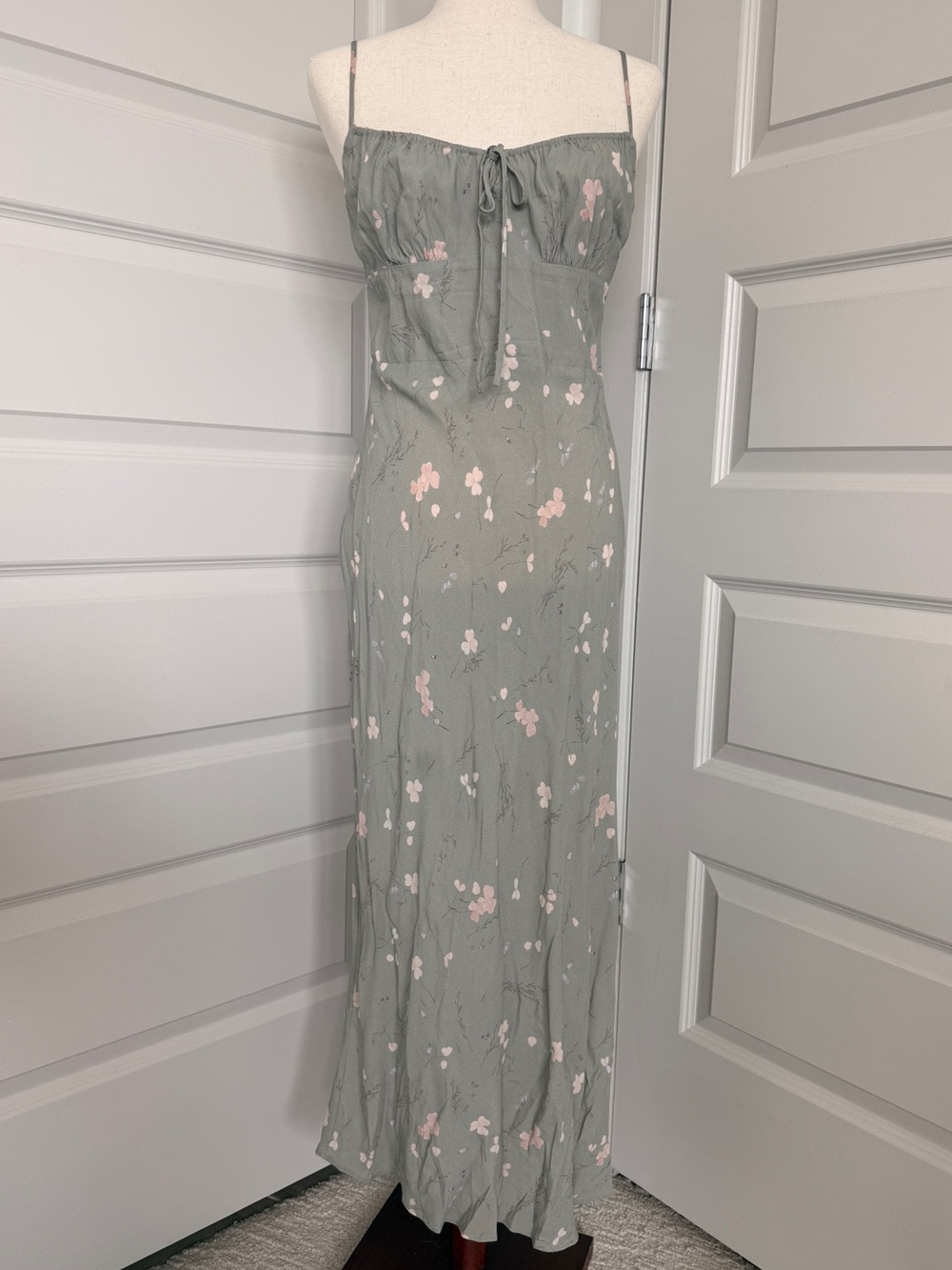 Aritzia Sage Floral Maxi Dress